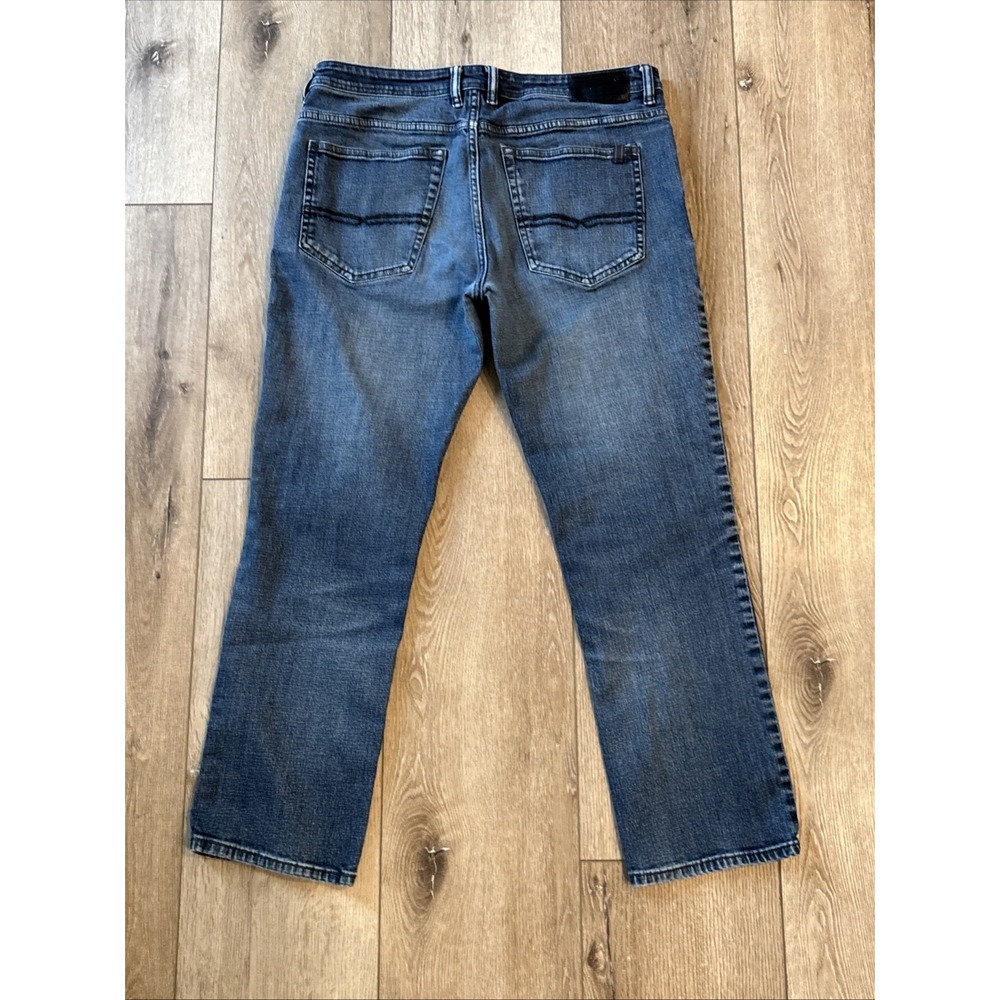 Buffalo David Bitton‎ Jeans Mens 34x30 Jackson Straight Stretch Medium Wash Blue - Picture 13 of 16